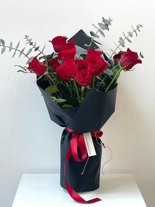 12 Red Rose Bouquet